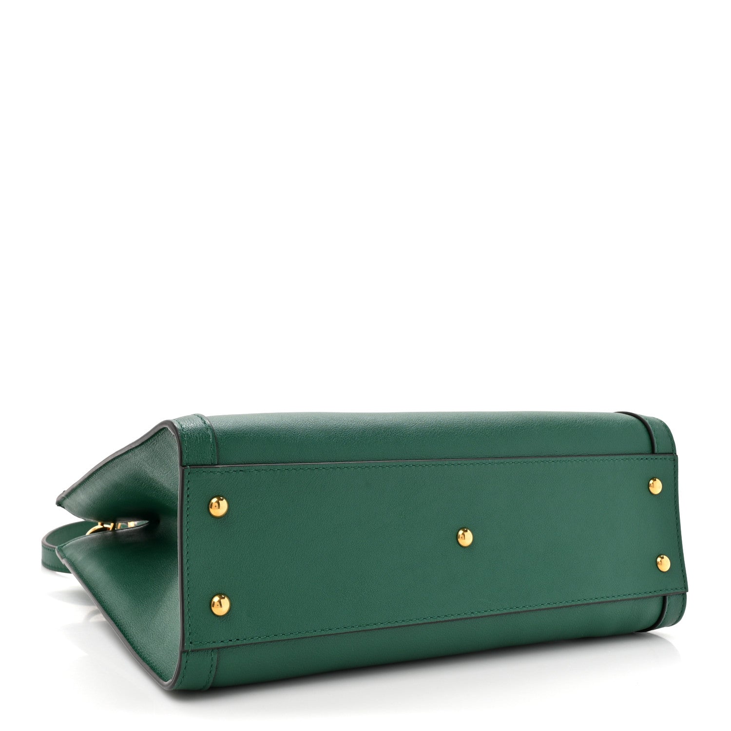 Gucci Wonka Grain Calfskin Small Diana Tote Bag Green Yellow Fluo 4 of 10