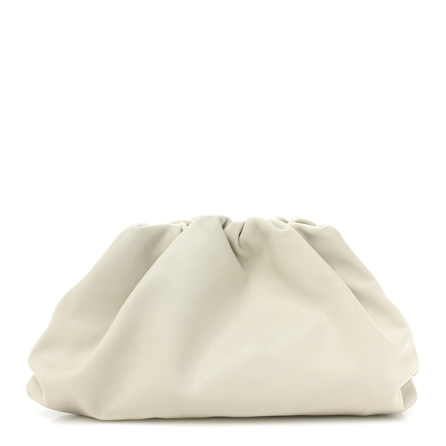 Bottega Veneta Smooth Butter Calf The Pouch Oversized Clutch Plaster 1 of 8
