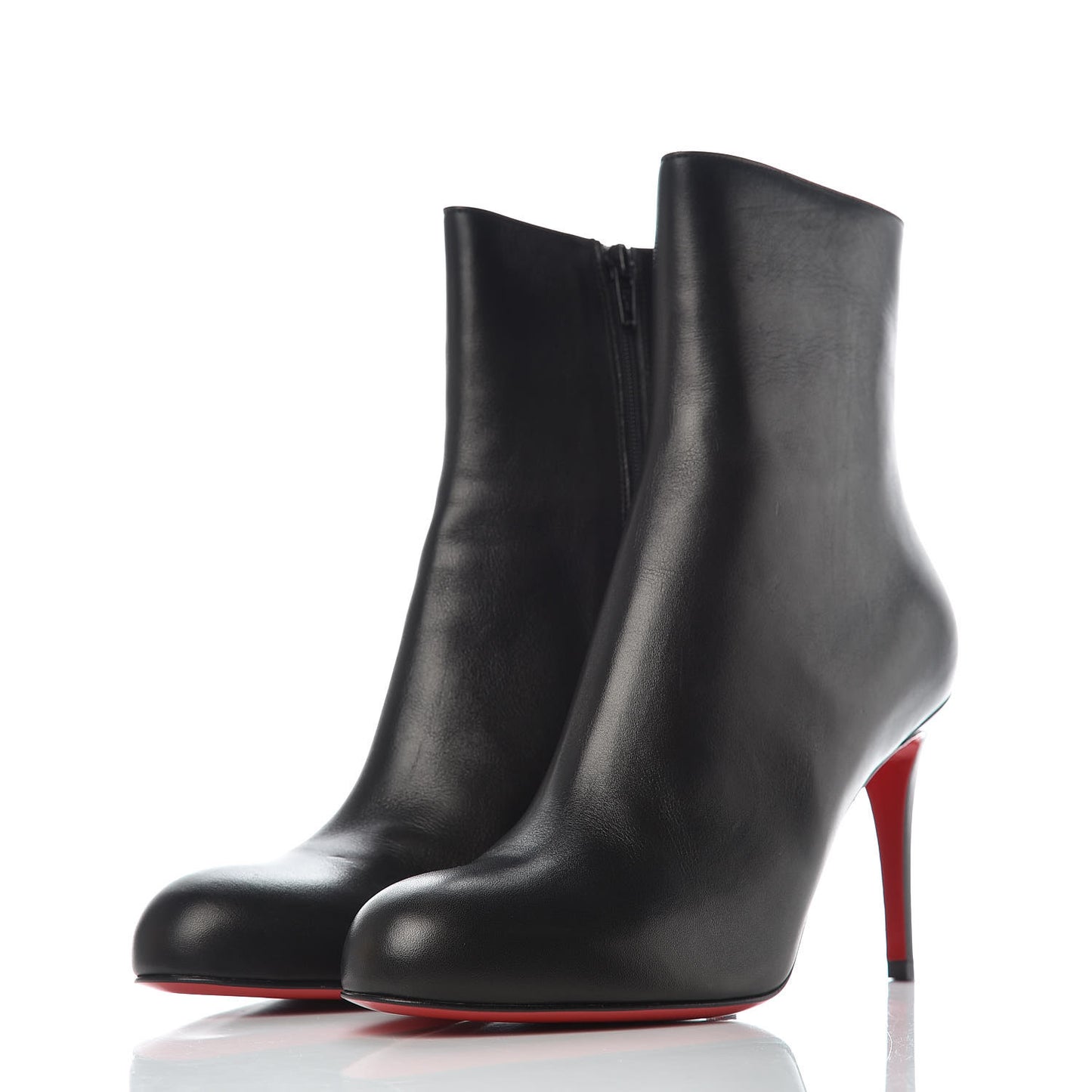 Calfskin VIP Simple Booty 85 Ankle Boots 40.5 Black