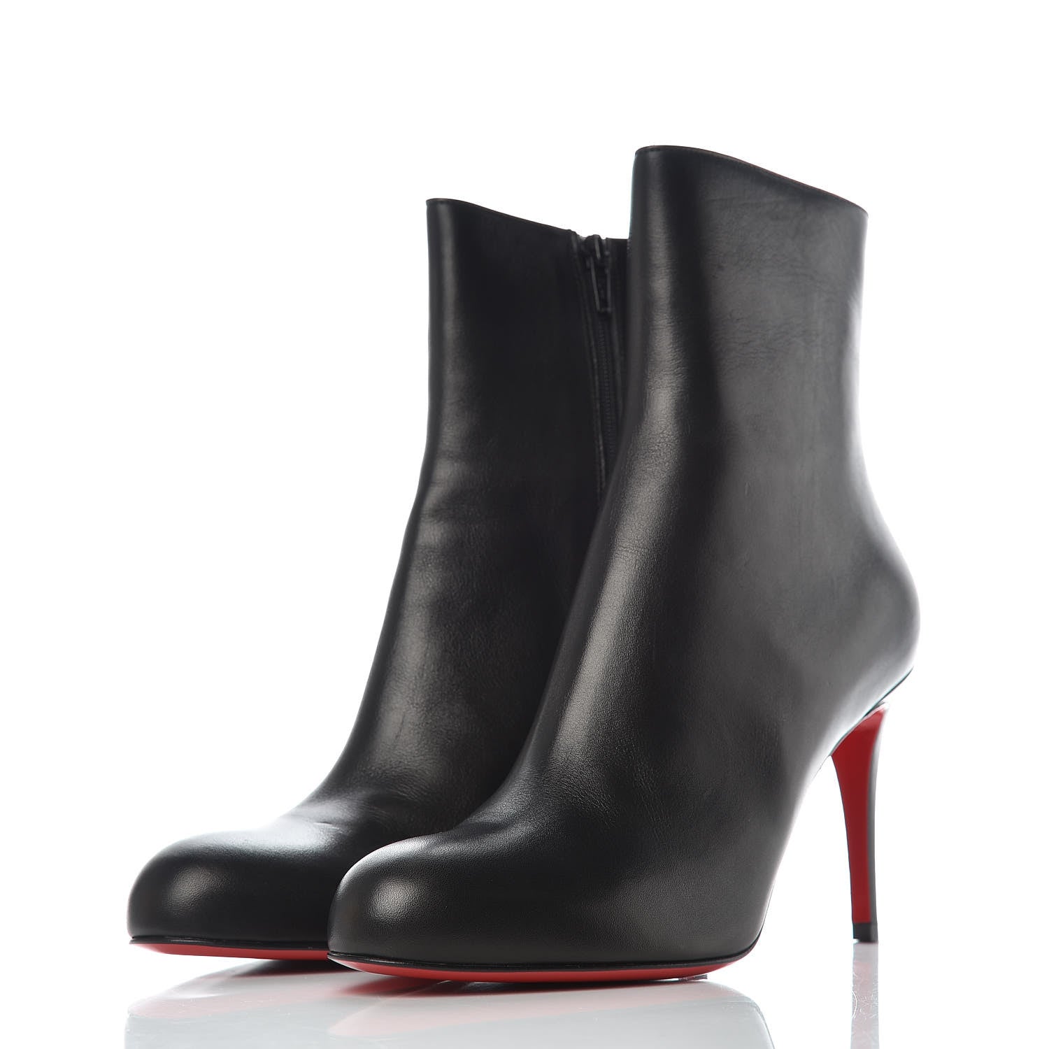 Christian Louboutin Calfskin VIP Simple Booty 85 Ankle Boots 40.5 Black 3 of 8