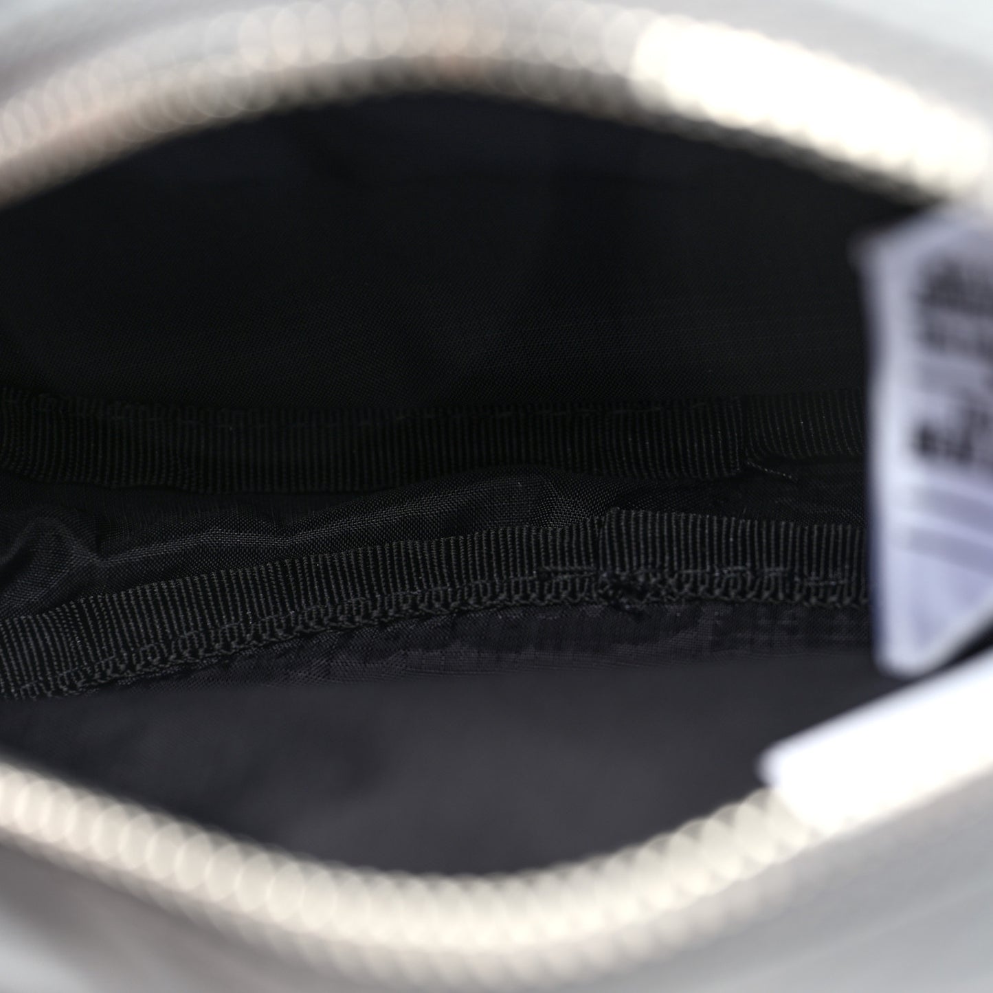 Econyl Logo Print Small Cannon Bum Bag Charcoal Grey