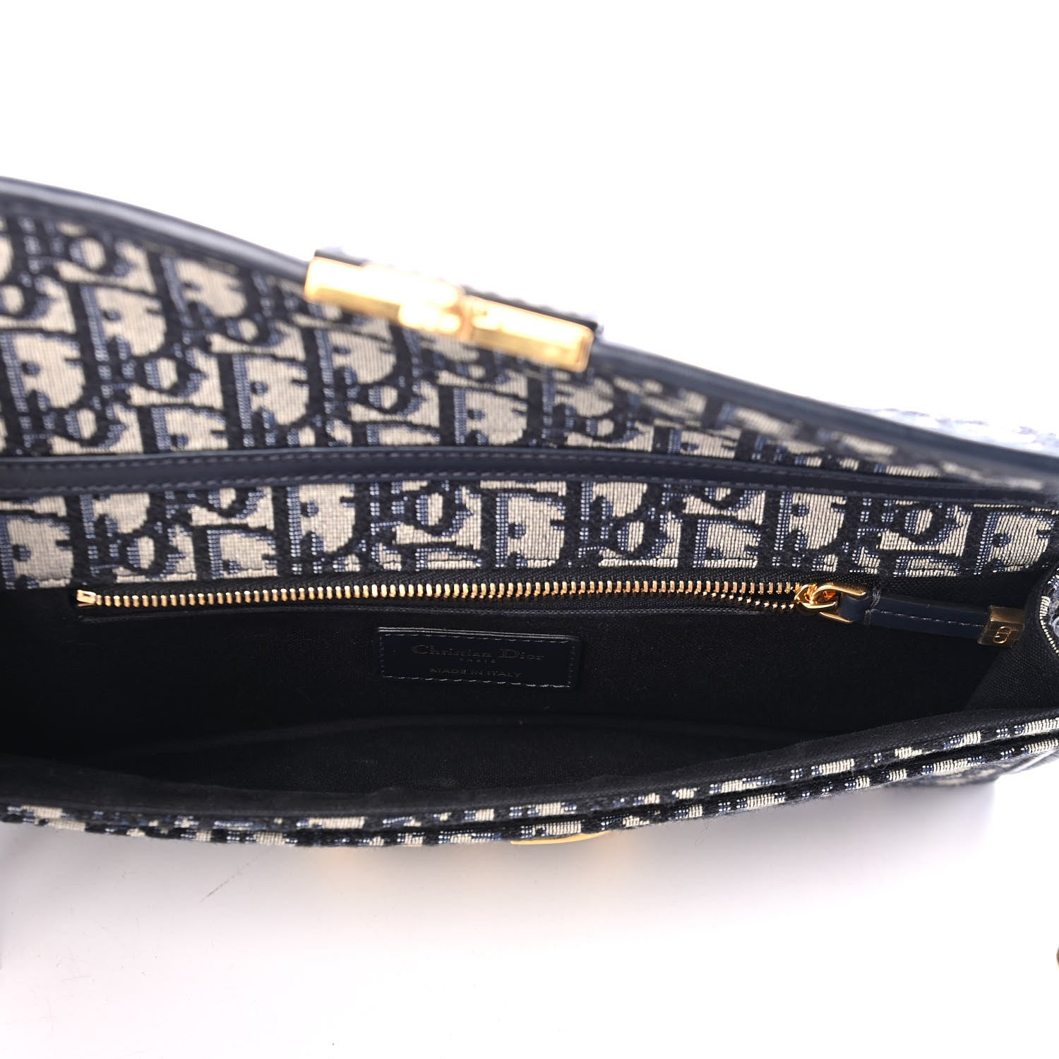 Christian Dior Oblique 30 Montaigne Chain Pouch Blue 4 of 4