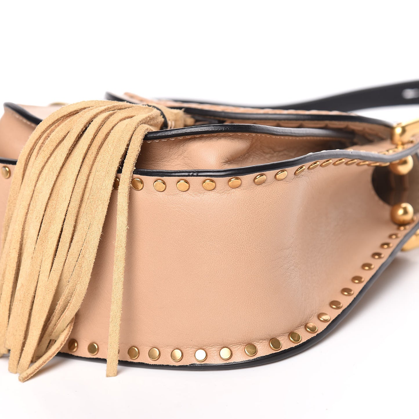 Calfskin Braided Mini Hudson Shoulder Bag Pearl Beige