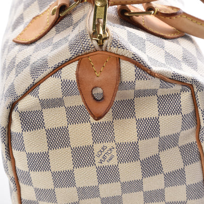 Louis Vuitton Damier Azur Speedy 25 14 of 17