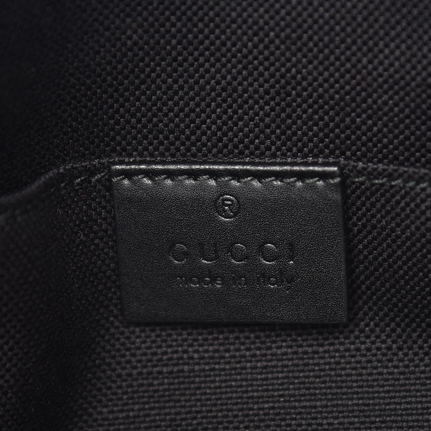 Gucci GG Supreme Monogram Web Small Flat Messenger Bag Black Grey 6 of 10