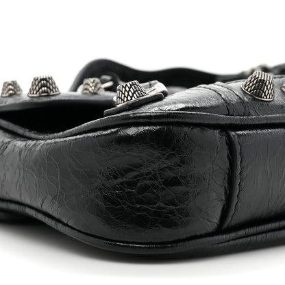 Balenciaga Agneau Arena Small Le Cagole Sling Bag Black 9 of 10
