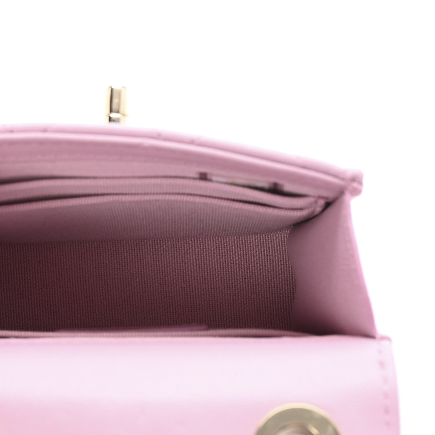 Chanel Lambskin Quilted Mini Trendy CC Clutch With Chain Pink 5 of 10