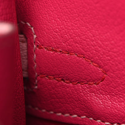 Hermes Chevre Mysore Horseshoe Birkin 25 Rose Sakura Rose Tyrien 10 of 35