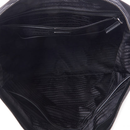 Prada Tessuto Nylon Saffiano Shopping Tote Black 4 of 8