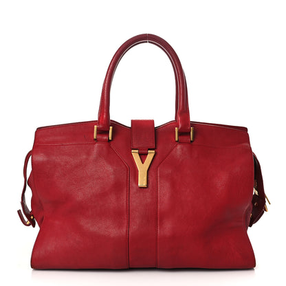 Saint Laurent Calfskin Medium Classic Y Cabas Red 1 of 14