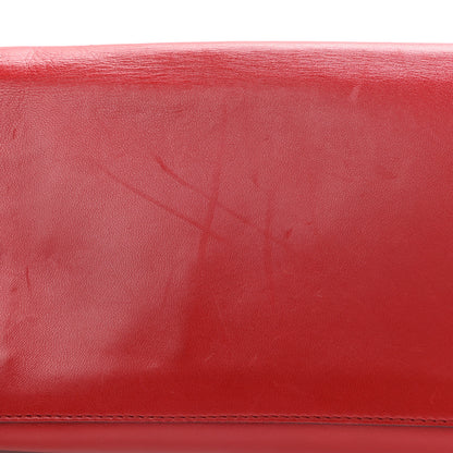 Chloe Lambskin Medium Elle Chain Clutch Red 14 of 15