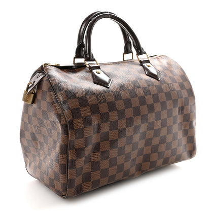 Louis Vuitton Damier Ebene Speedy 30 3 of 10