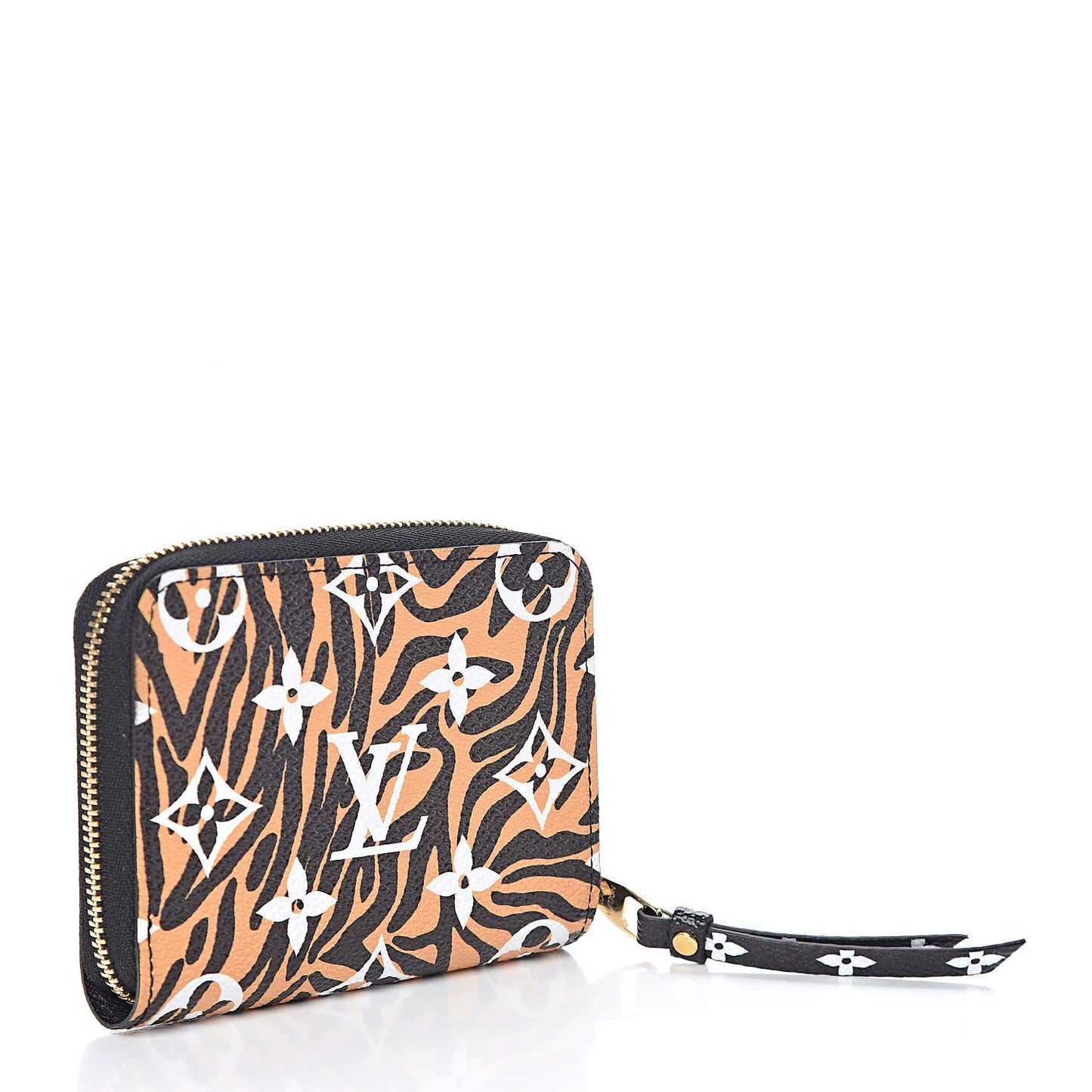 Monogram Giant Jungle Zippy Coin Purse Black