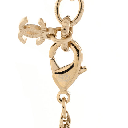 Chanel Pearl CC Round Pendant Necklace Gold 5 of 7