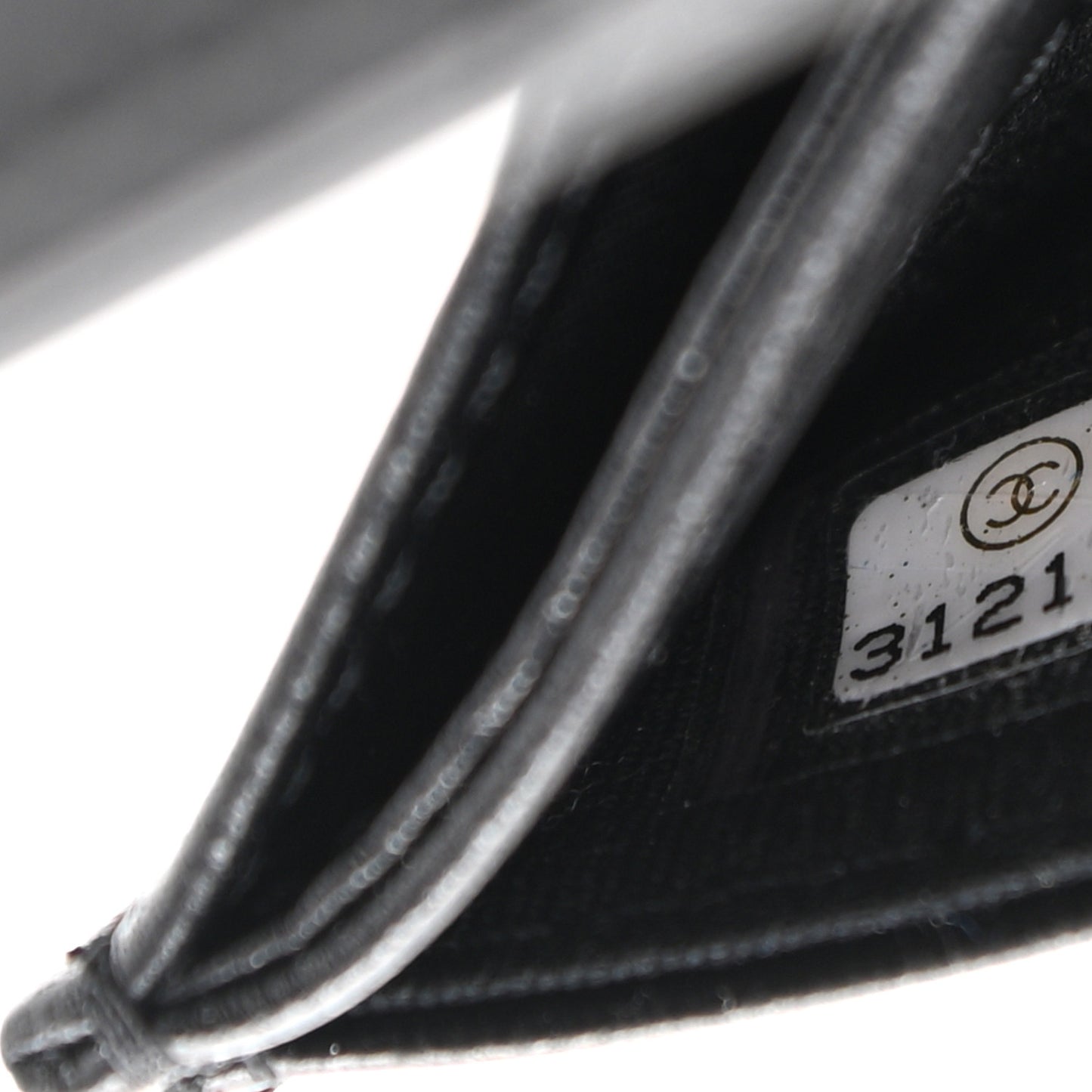 Lambskin Quilted My Chanel Lady Card Holder On Chain Black