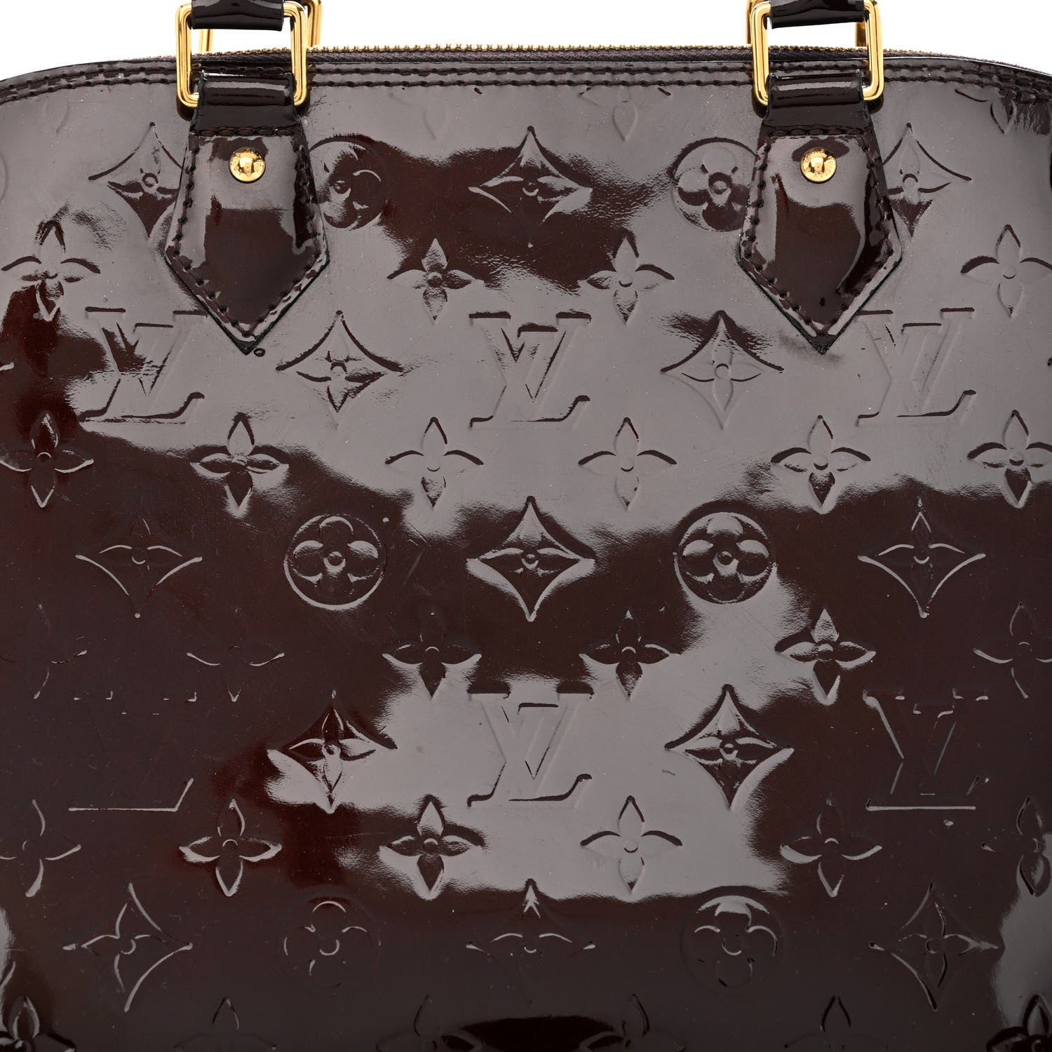 Louis Vuitton Vernis Alma GM Amarante 9 of 11