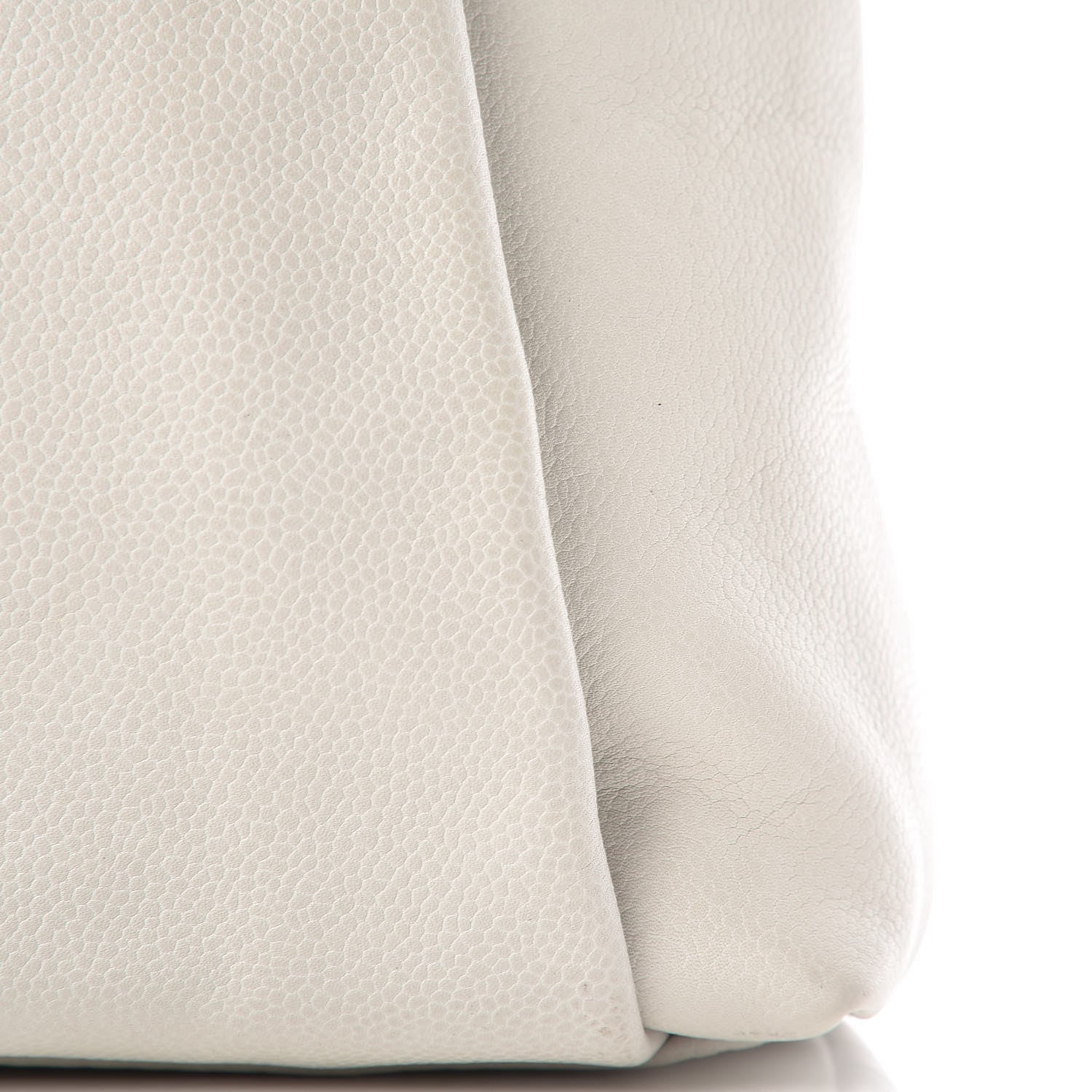 Chanel Caviar Large CC Tuck Tote Ivory 11 of 11