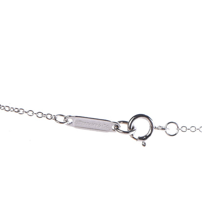 Tiffany 18K White Gold Diamond Medium Atlas Open Pave Pendant Necklace 6 of 8