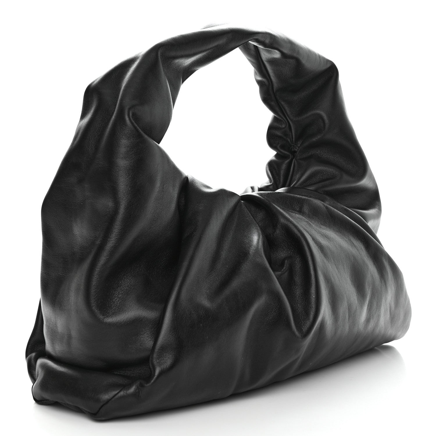 Bottega Veneta Smooth Butter Calfskin Small The Shoulder Pouch Black 2 of 9
