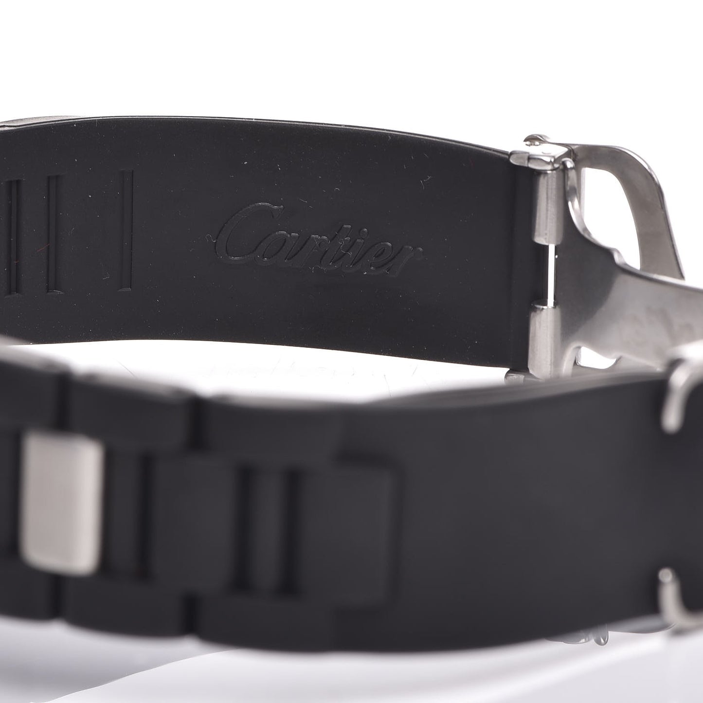 Stainless Steel Rubber 38mm Must 21 Chronoscaph Quartz Watch Black