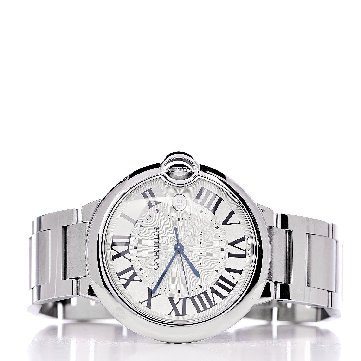 Cartier Stainless Steel 42mm Ballon Bleu De Automatic Watch 3 of 7