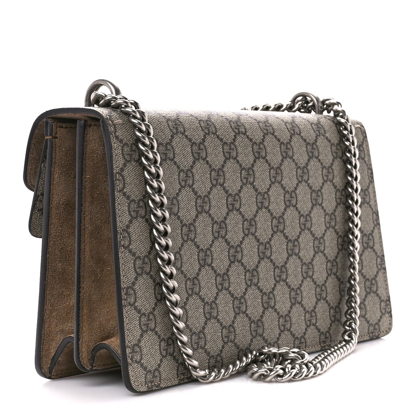 GG Supreme Monogram Small Dionysus Shoulder Bag Taupe