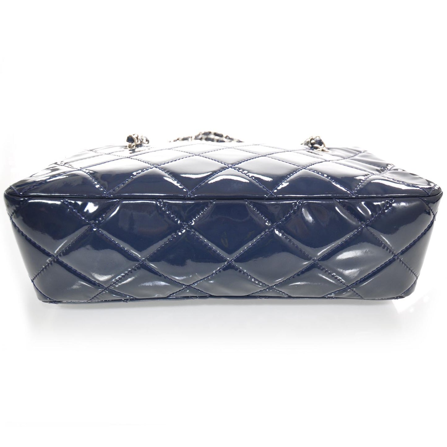 Vinyl Quilted In the Business Camera Case Blue