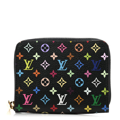 Louis Vuitton Monogram Multicolor Zippy Coin Purse Black 1 of 7