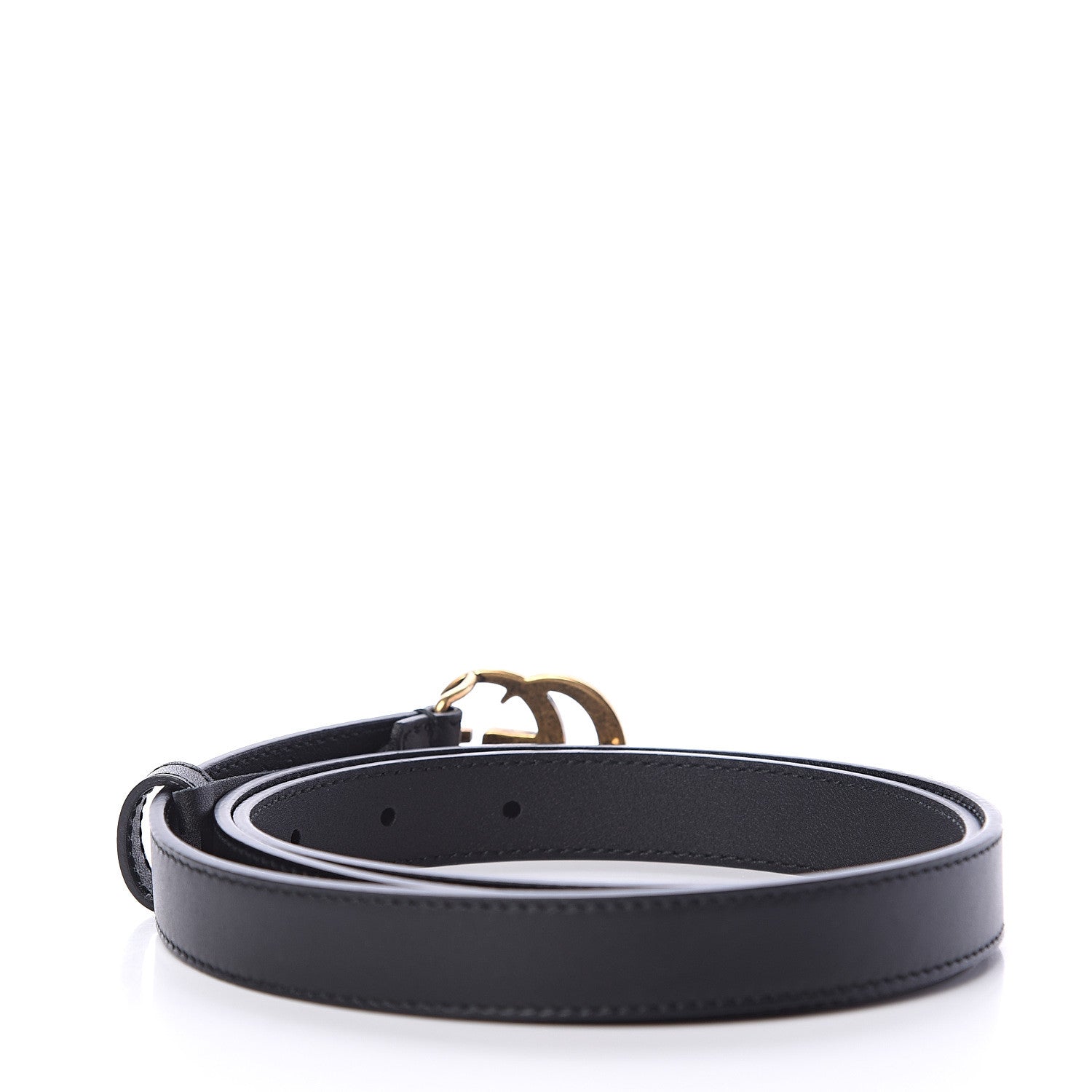 Gucci Calfskin Double G 20mm Belt 90 36 Black 2 of 4