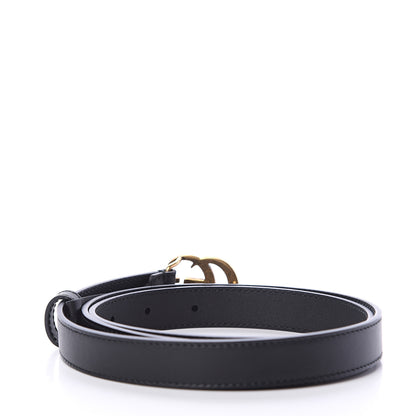 Gucci Calfskin Double G 20mm Belt 90 36 Black 2 of 4