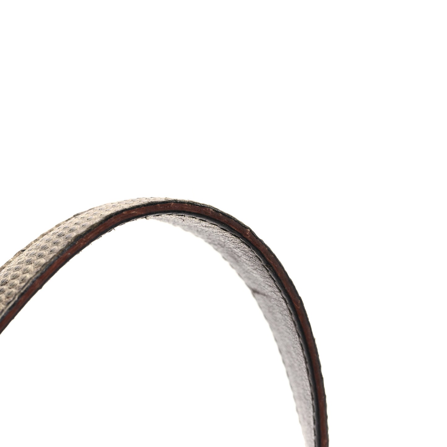 Lizard Drawstring Hobo Brown
