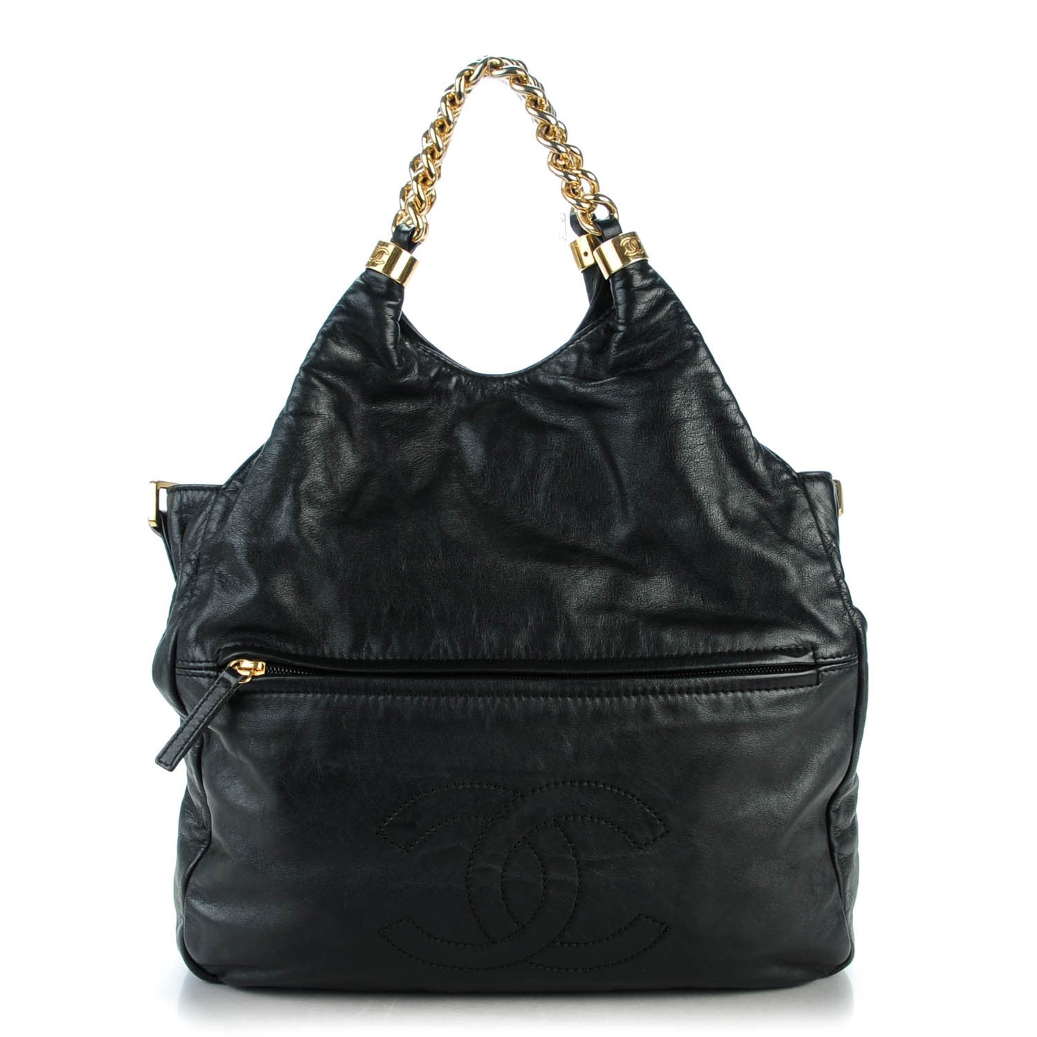 Chanel Calfskin Medium Rodeo Drive Tote Black 1 of 7