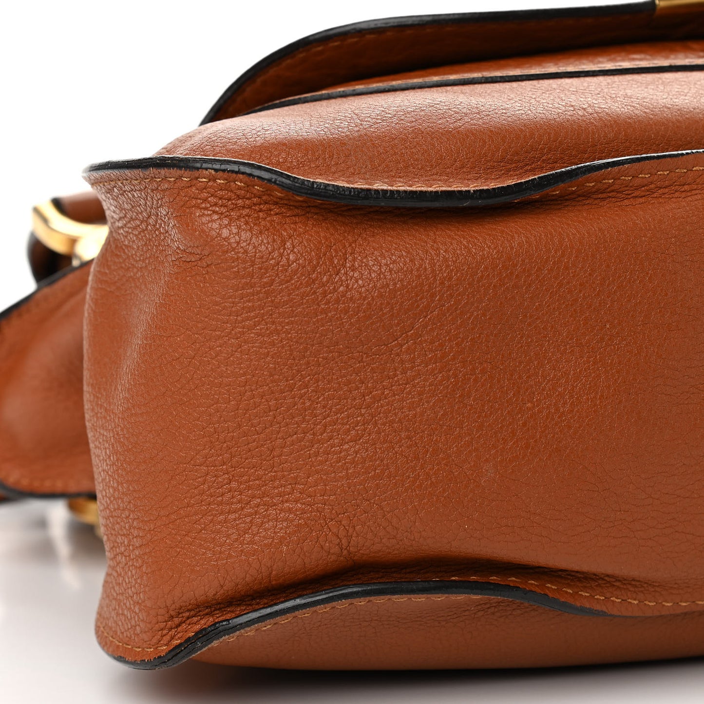 Calfskin Medium Marcie Satchel Tan