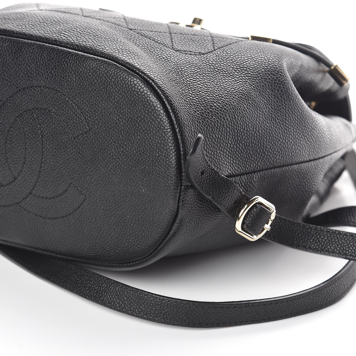 Chanel Caviar Stitched Backpack Black 9 of 9