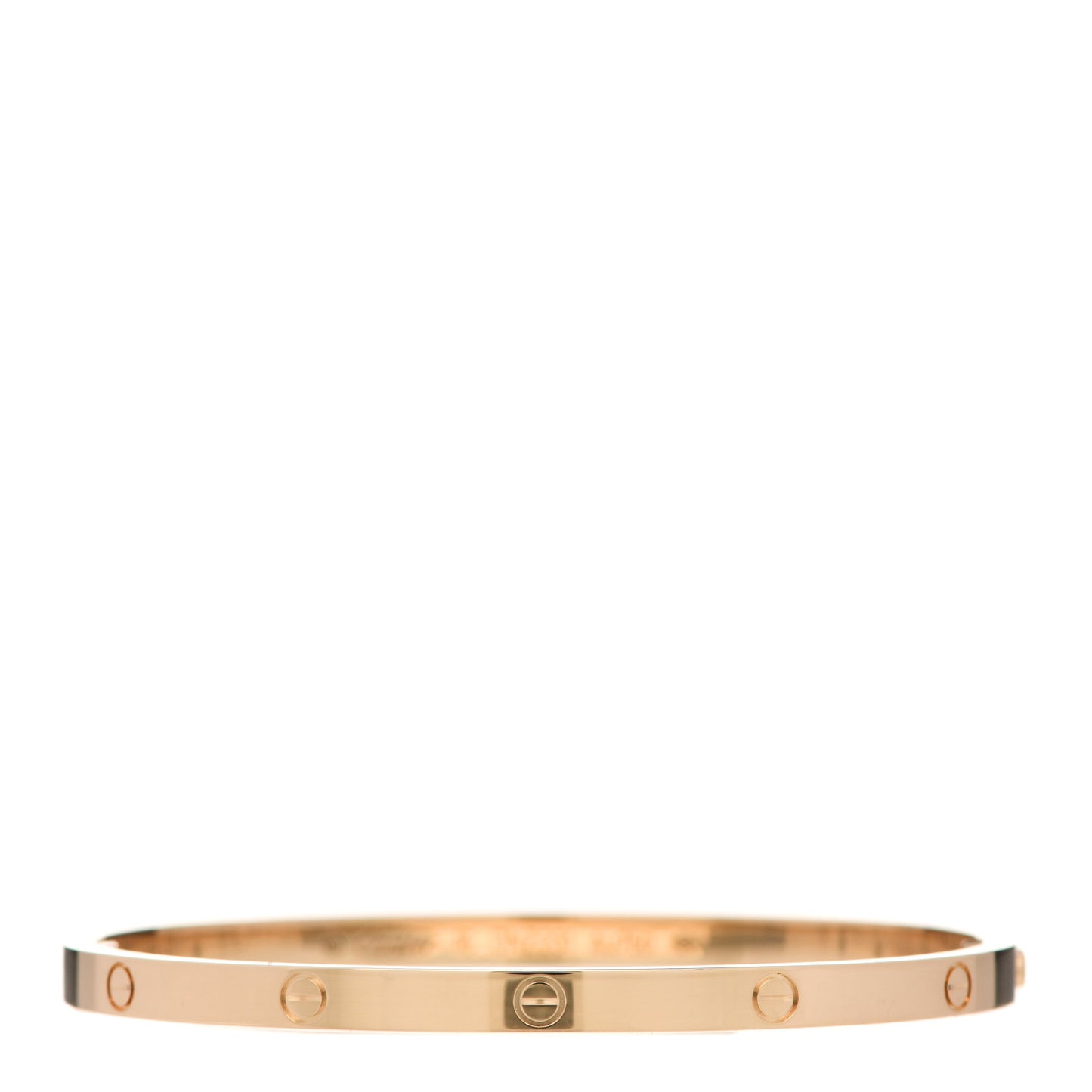 18K Yellow Gold Small LOVE Bracelet 16