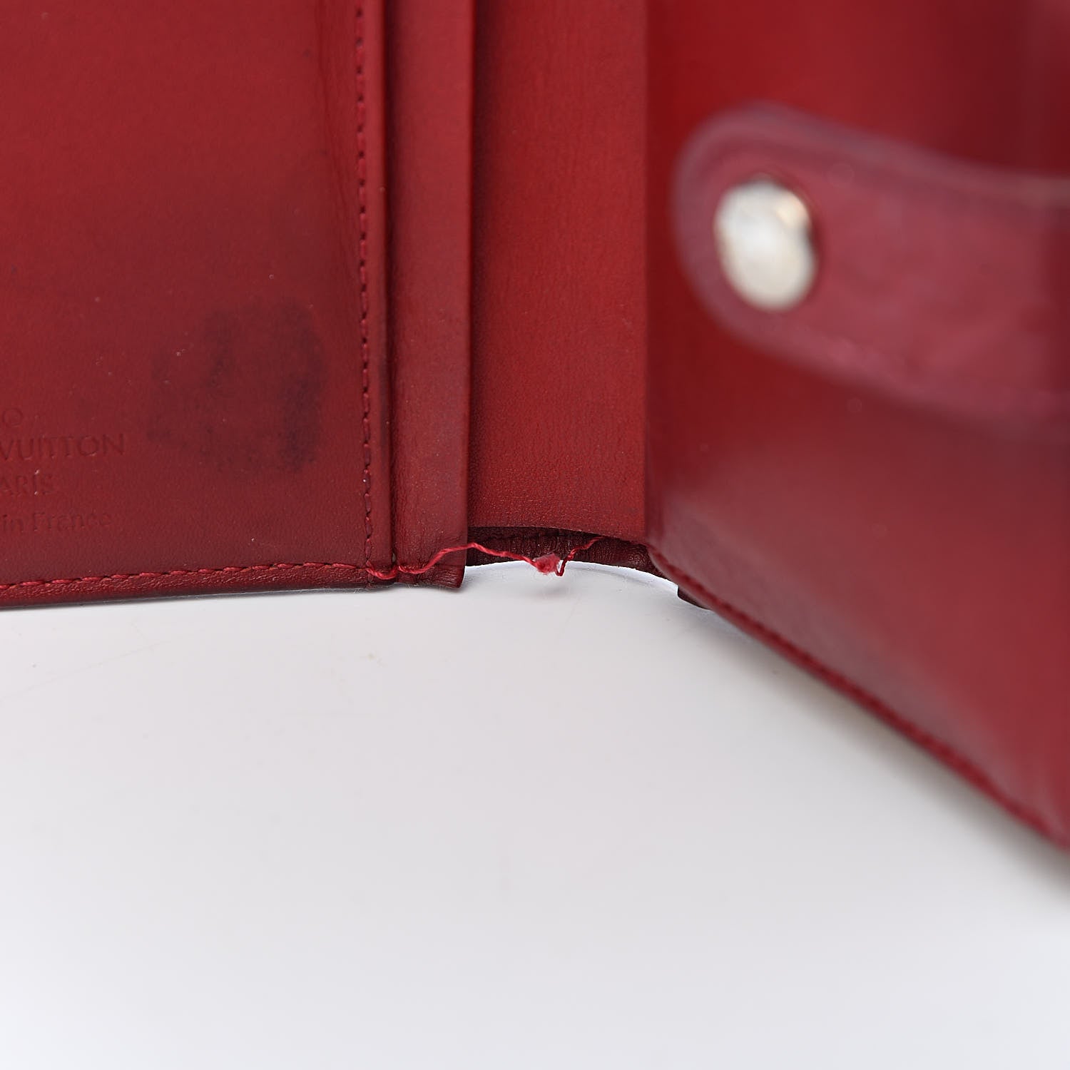 Louis Vuitton Vernis French Purse Wallet Pomme d'Amour 11 of 15