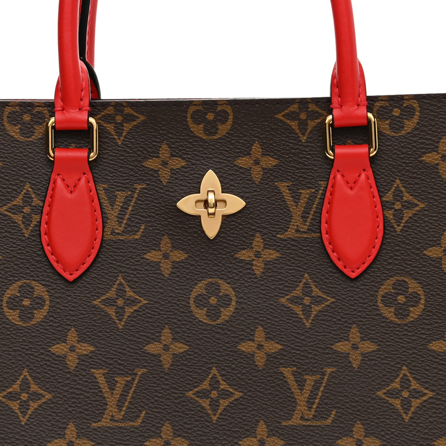 Louis Vuitton Monogram Flower Tote Coquelicot 7 of 9
