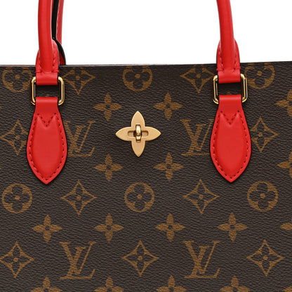 Louis Vuitton Monogram Flower Tote Coquelicot 7 of 9