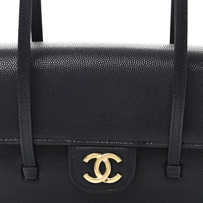 Chanel Shiny Caviar Mini Preppy Coco Shoulder Bag Dark Blue 8 of 11
