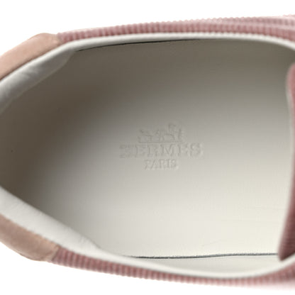 Hermes Chevre Velours Deep Sneakers 43 Rose Opaline 8 of 9