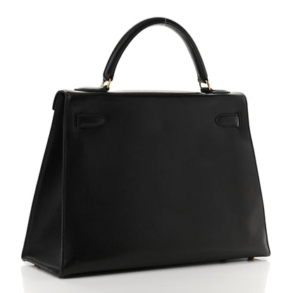 Hermes Box Kelly Sellier 32 Black 3 of 29