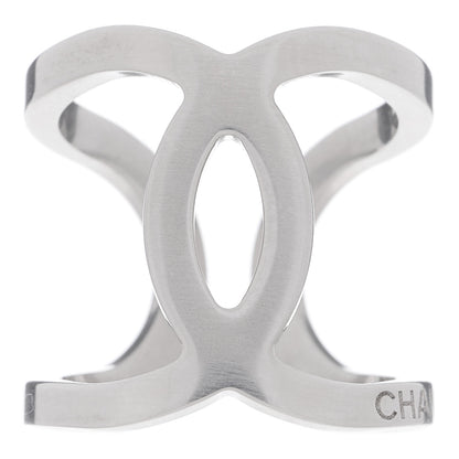 Chanel Metal CC Ring 55/7.25 Silver 1 of 4