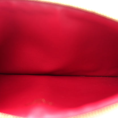 Louis Vuitton Monogram Felicie Chain Wallet Zippered Insert Fuchsia 5 of 6