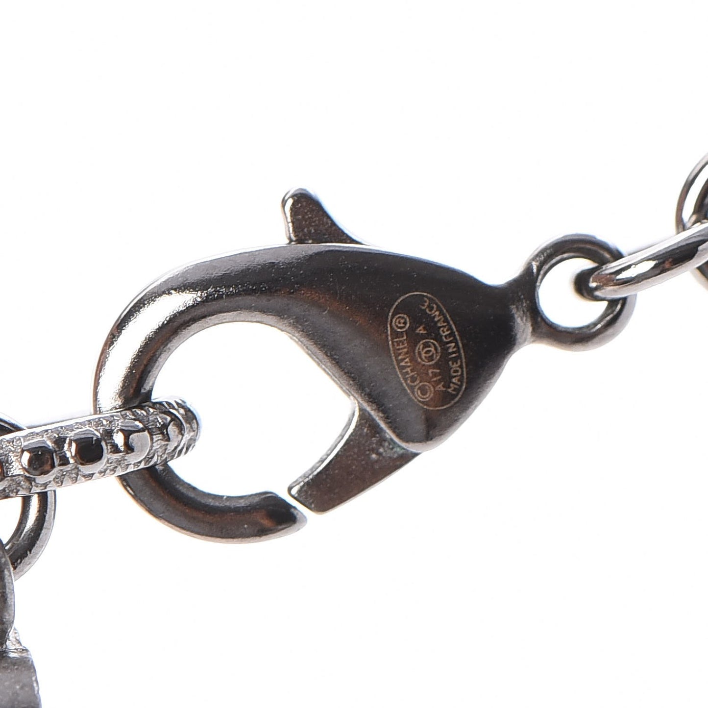 Ruthenium Logo Choker Necklace