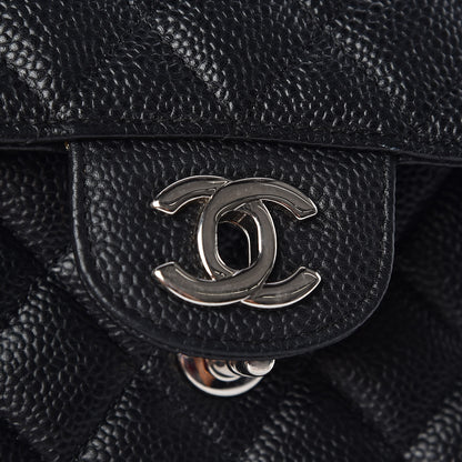 Chanel Caviar Quilted Medium Double Flap Black 20 of 23