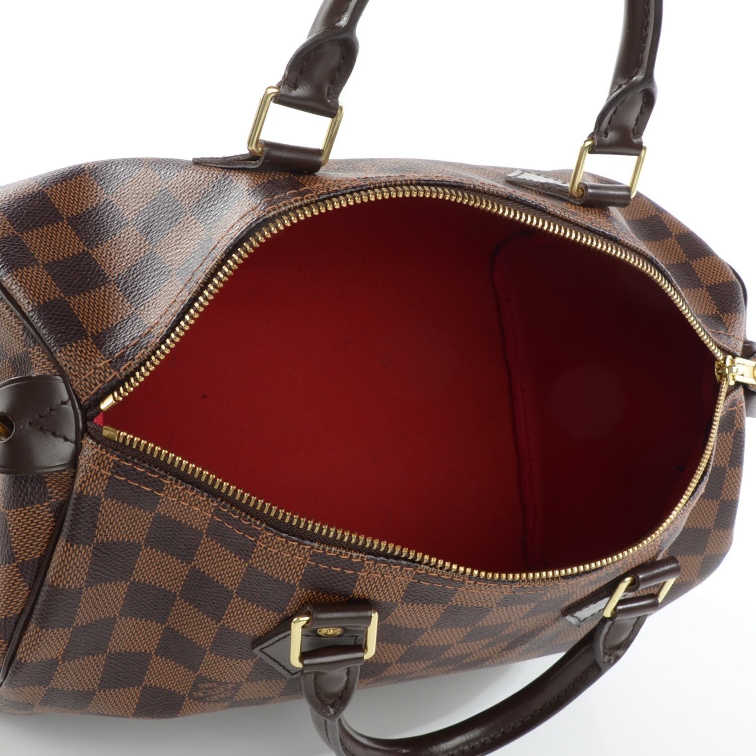 Louis Vuitton Damier Ebene Speedy 30 5 of 8