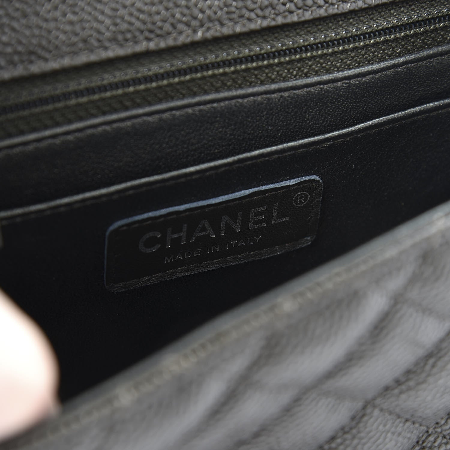 Chanel Caviar Quilted Mini Square Flap Charcoal 7 of 10