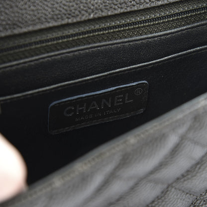 Chanel Caviar Quilted Mini Square Flap Charcoal 7 of 10