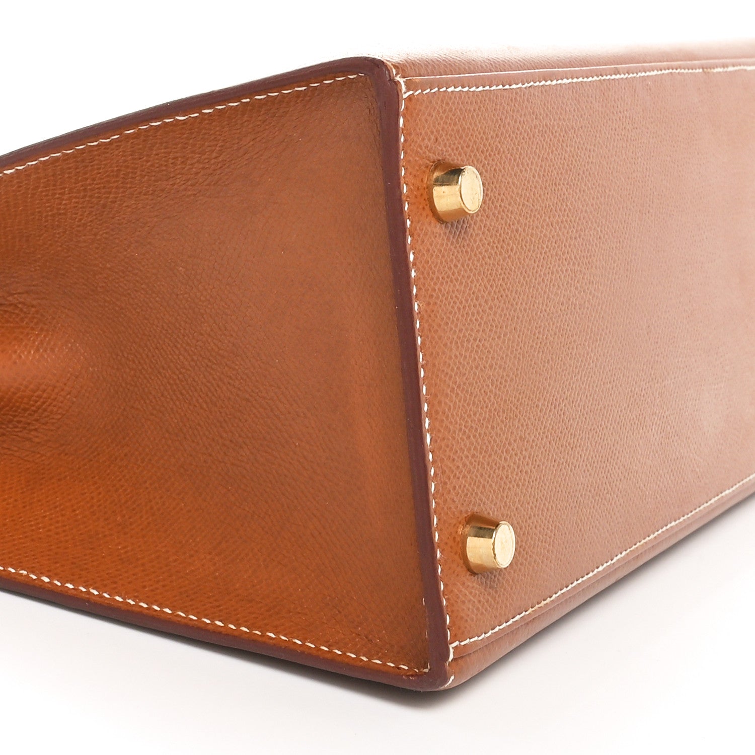 Hermes Courchevel Kelly Sellier 28 Gold 9 of 11