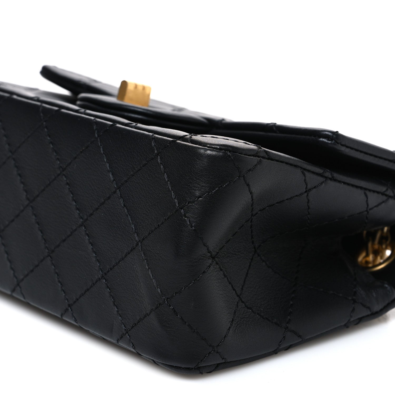 Chanel Calfskin Quilted 2.55 Reissue Mini Flap Black 10 of 10